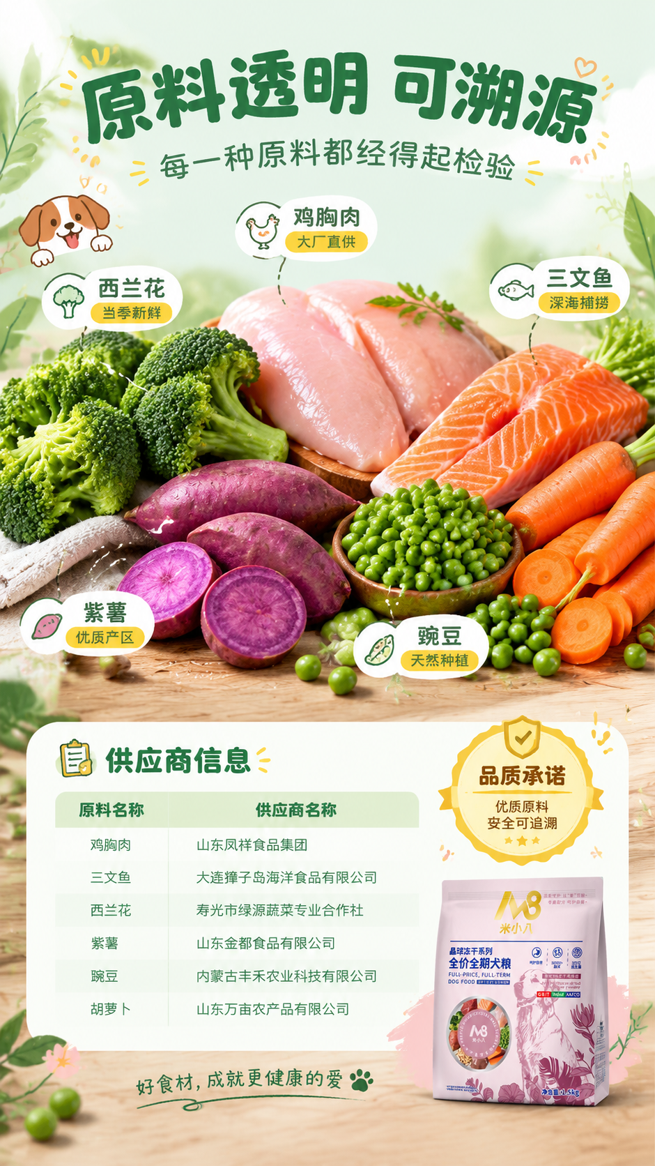 [商品] 使用【图2】米小八晶球冻干全价全期犬粮粉色包装袋作为… - 图片创意预览