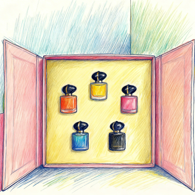 去除所有商标和字符，彩色素描风格预览效果