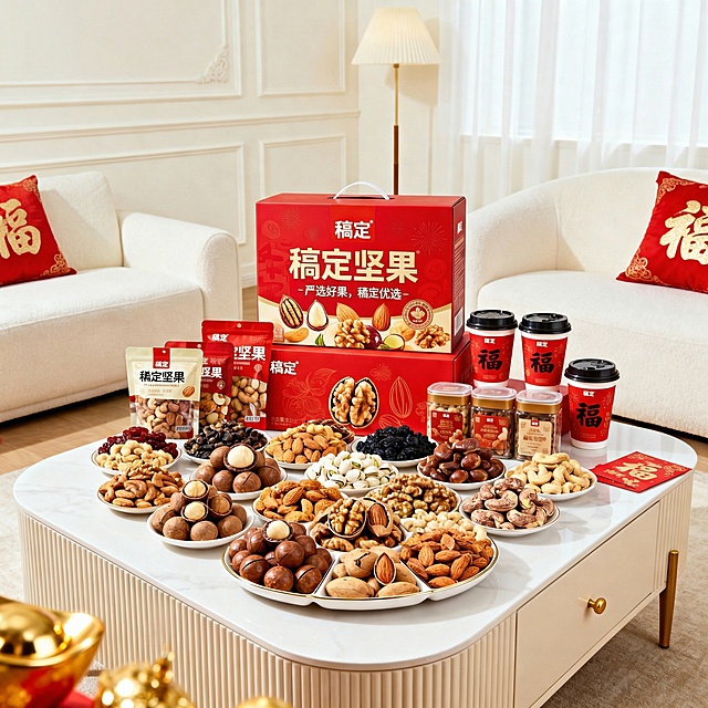 将礼盒改为正红色，去除背景的对联