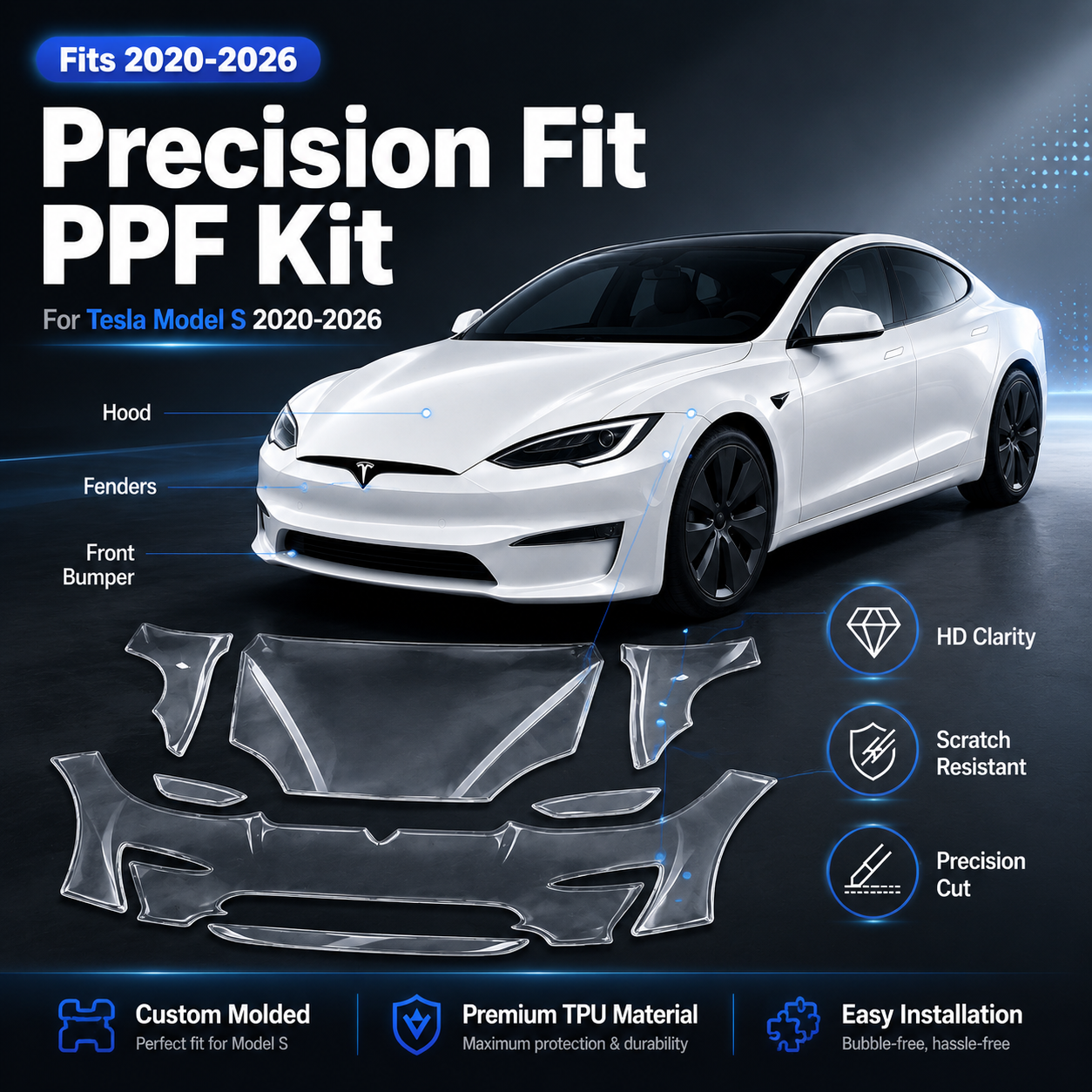 [商品] 使用【图1】特斯拉Model S PPF漆面保护膜套… - 图片创意预览