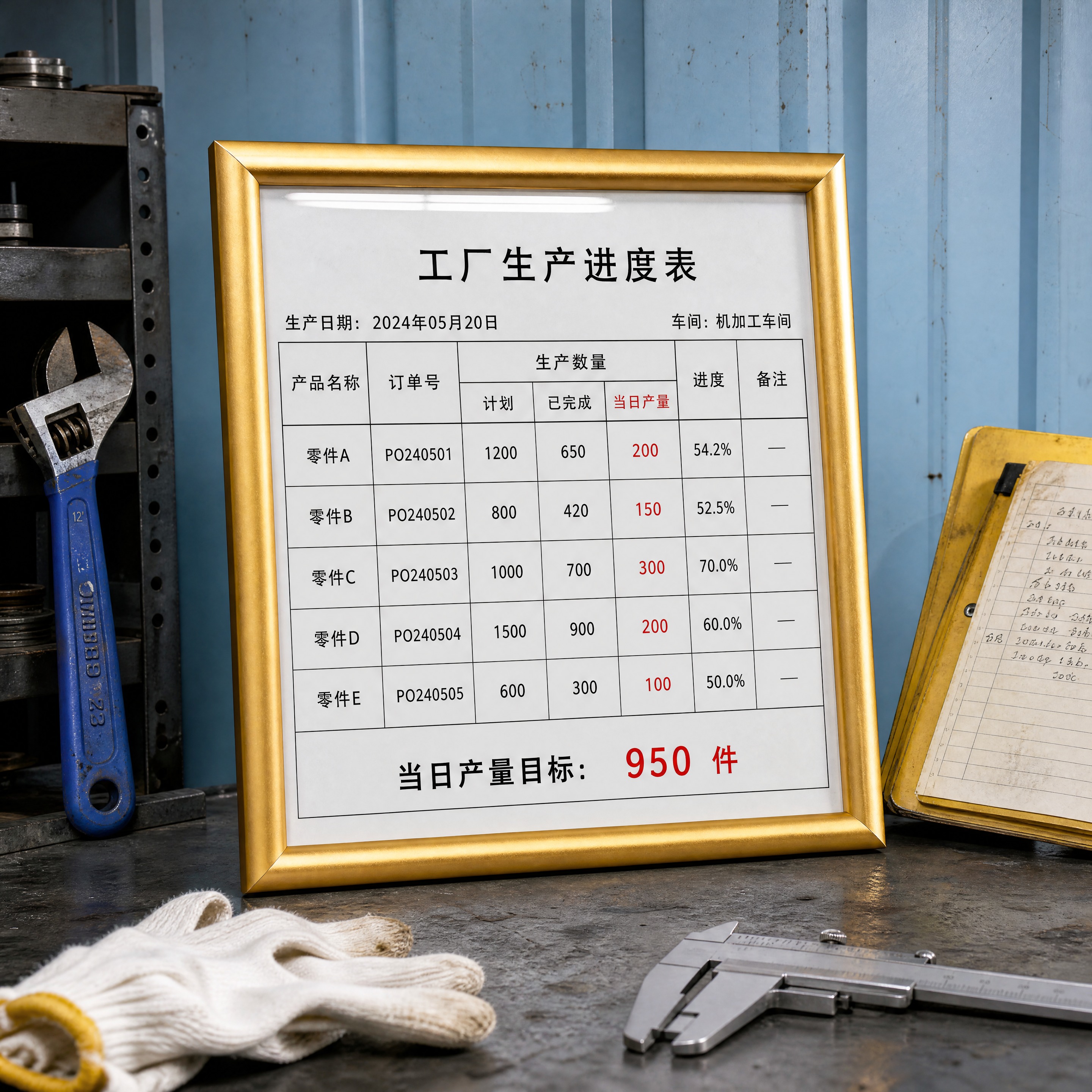 超写实工业空间摄影。 主体：相框严格参照上传产品图，完整保留所… - 图片创意预览
