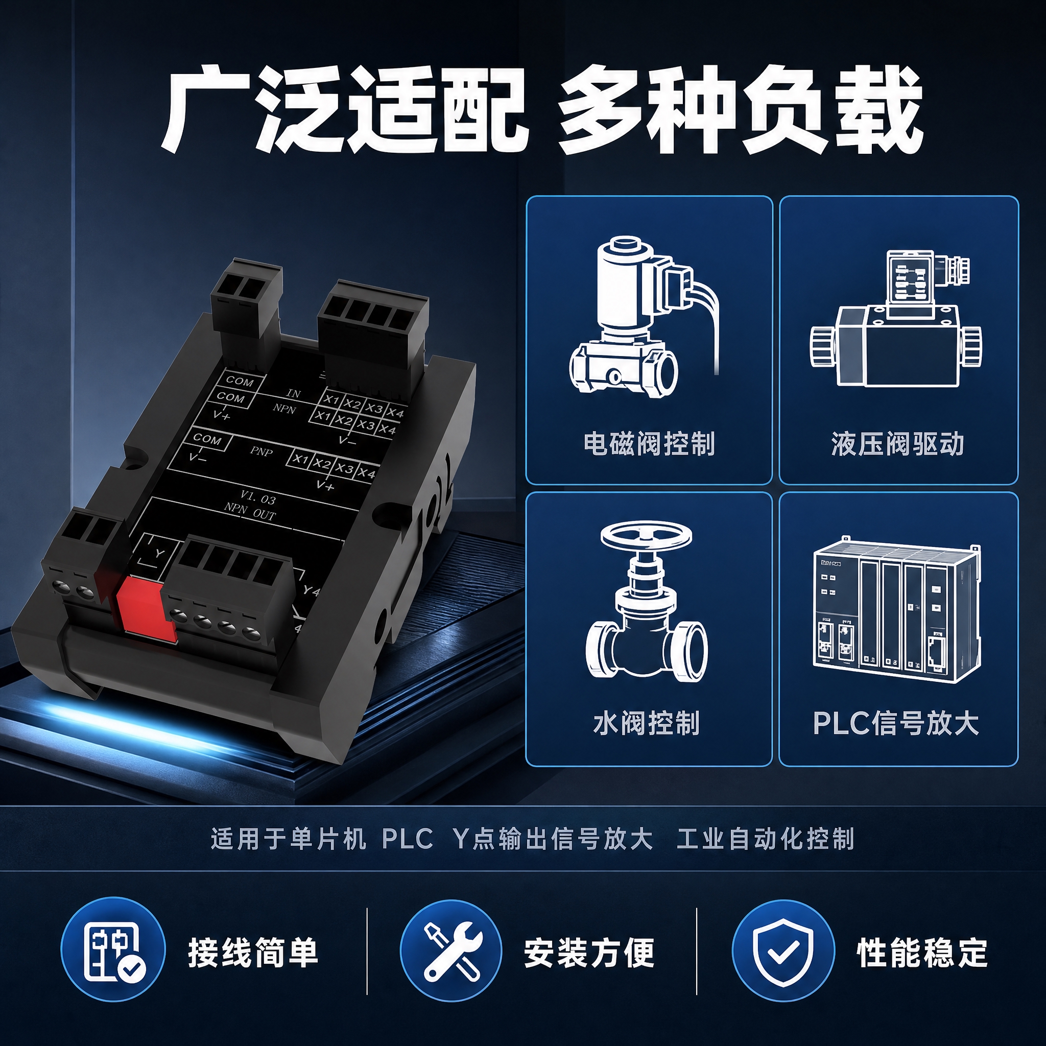 [主图-4] 适用场景与负载类型图，主题为产品可驱动的多种负载… - 图片创意预览