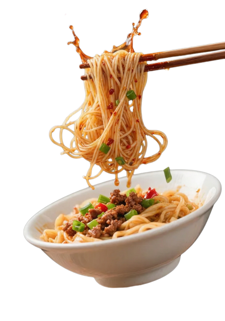 把筷子上的宽面条变成细面条预览效果