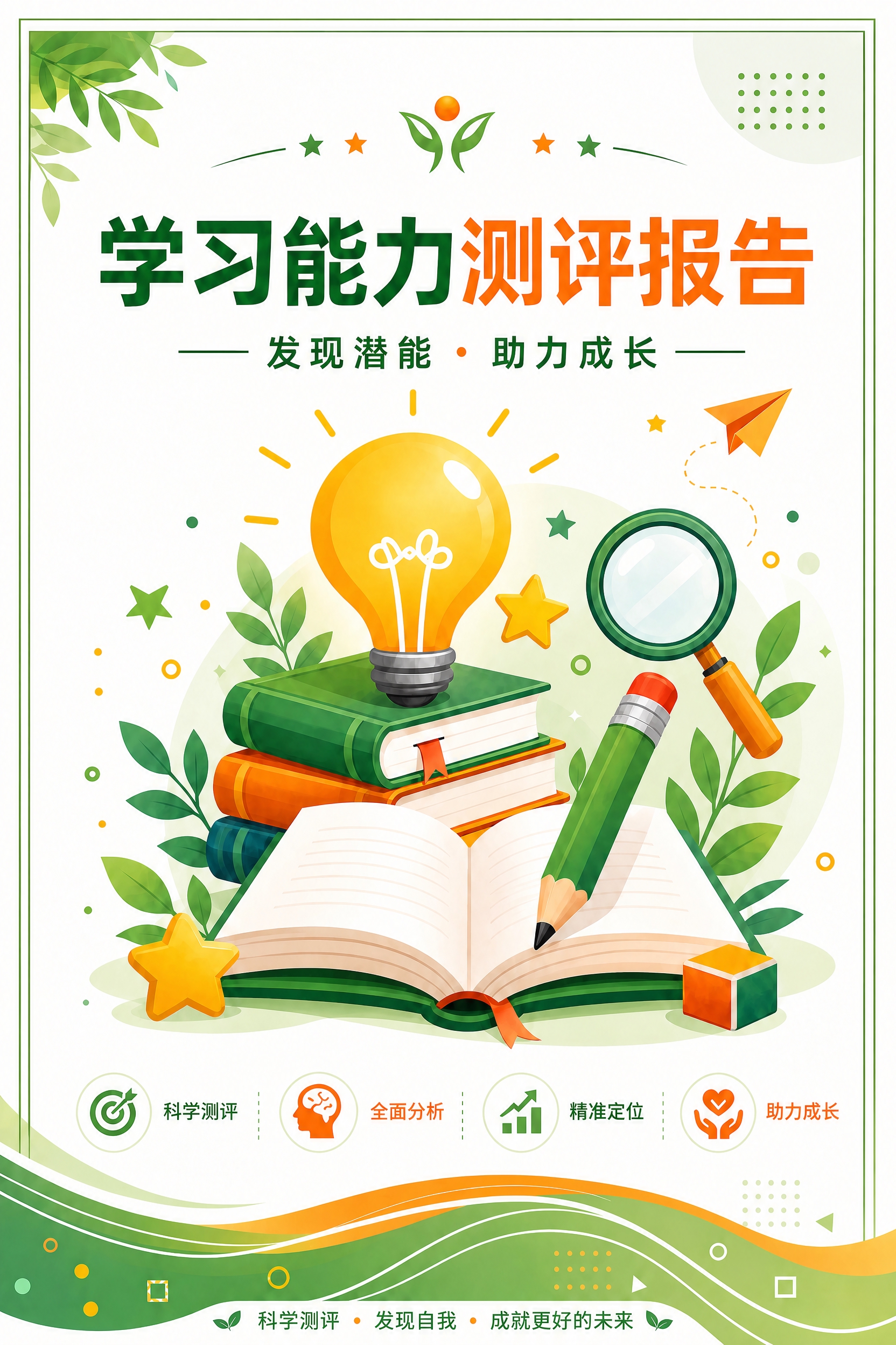 基于参考图修改，删除底部四个图标下方的黑色小字说明文字（科学测… - 图片创意预览