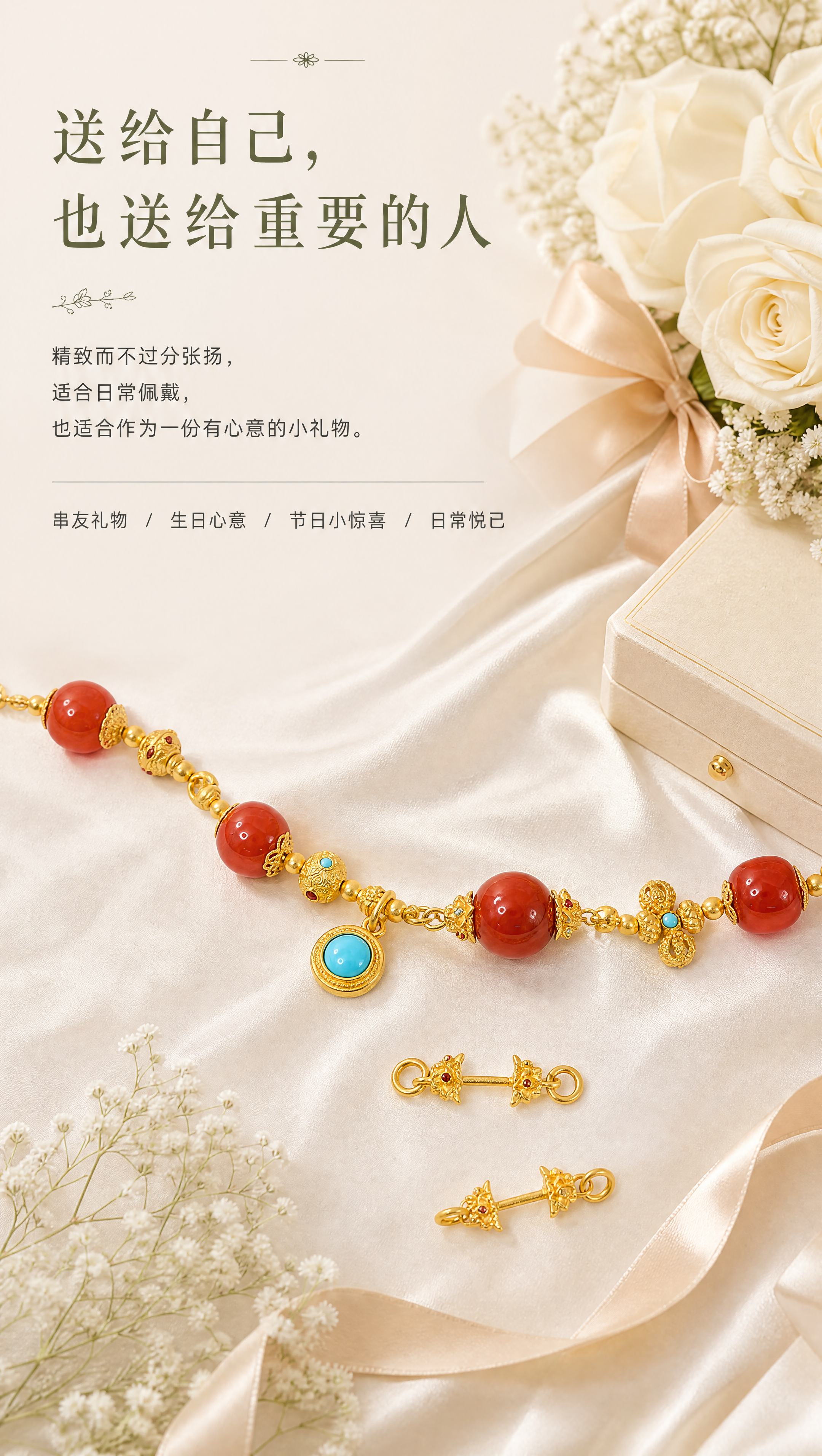 [商品] 使用【图1】古法金项链+两只螺丝扣全景图；100%保… - 图片创意预览