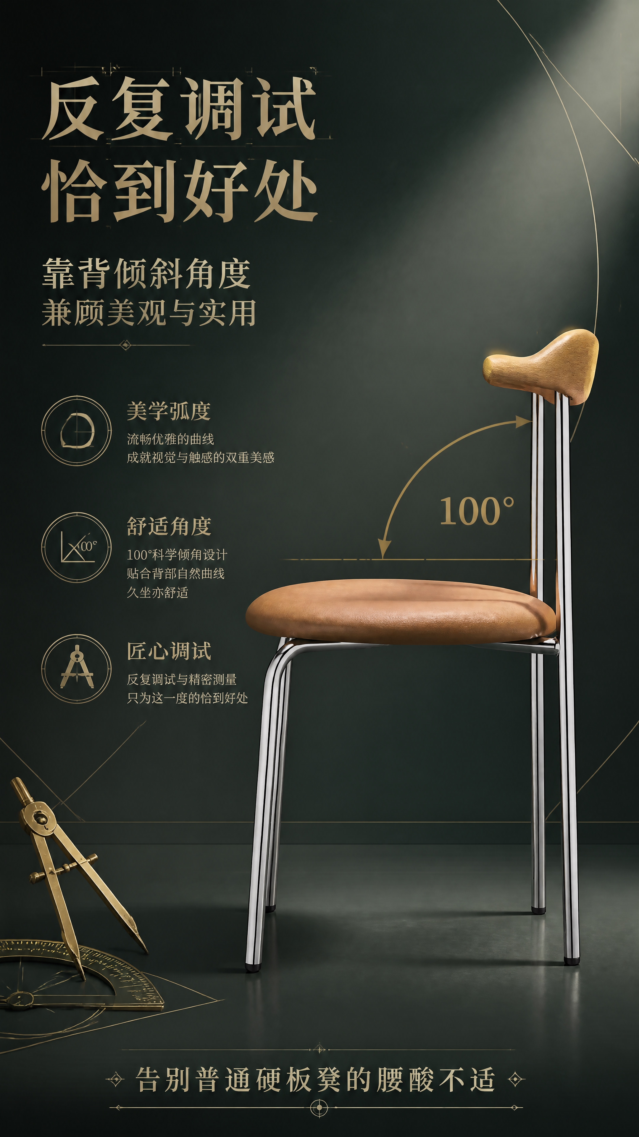 第4张 靠背角度设计页。本张使用【图1】作为商品主体，展示靠背… - 图片创意预览