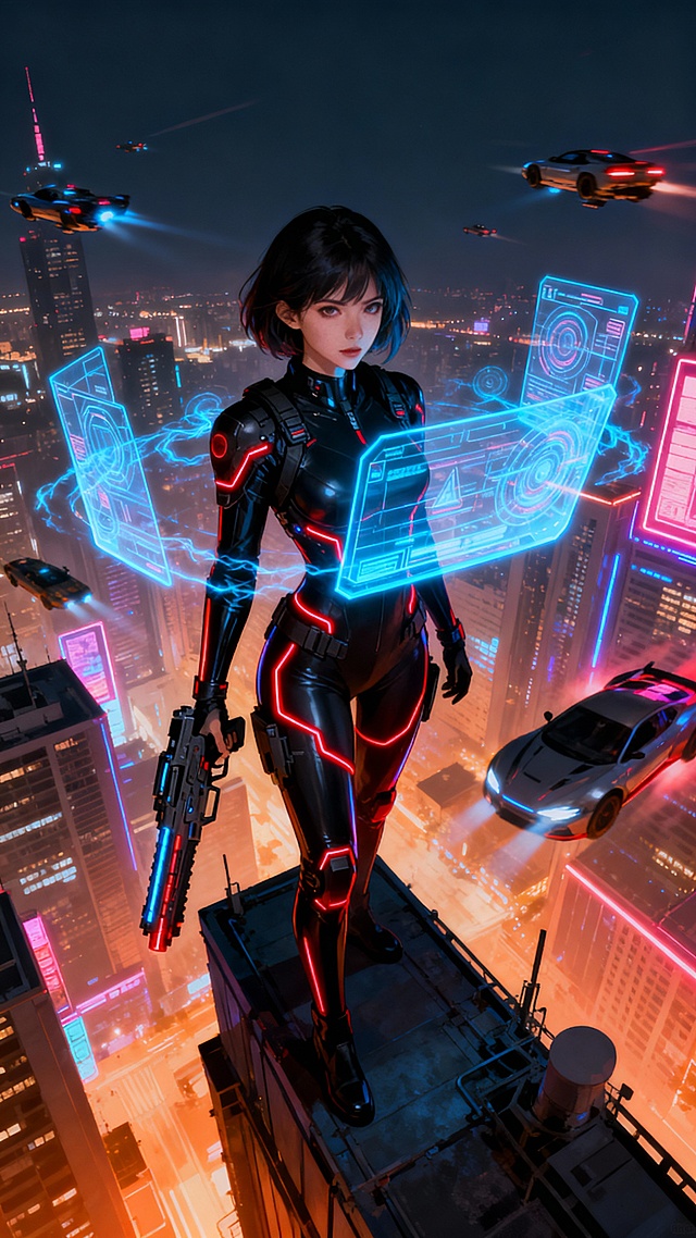 帮我生成20个AI绘画插画，包含绚丽的抽象画、写实的草地荷塘、动漫风的小女孩与动物互动、写实的健身女性、古风人物、游戏原画、IP展示等，整体呈现色彩鲜艳、风格多元的AI绘画作品集排版风格。