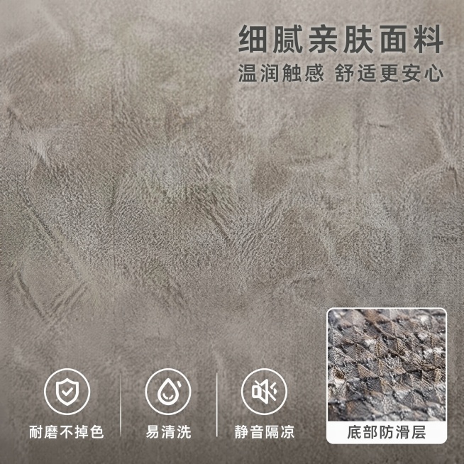 「图片1」，生成一套主图（5张），商品名称是防滑地垫，卖点是吸水防滑，适配抖音平台，主图比例为1:1预览效果