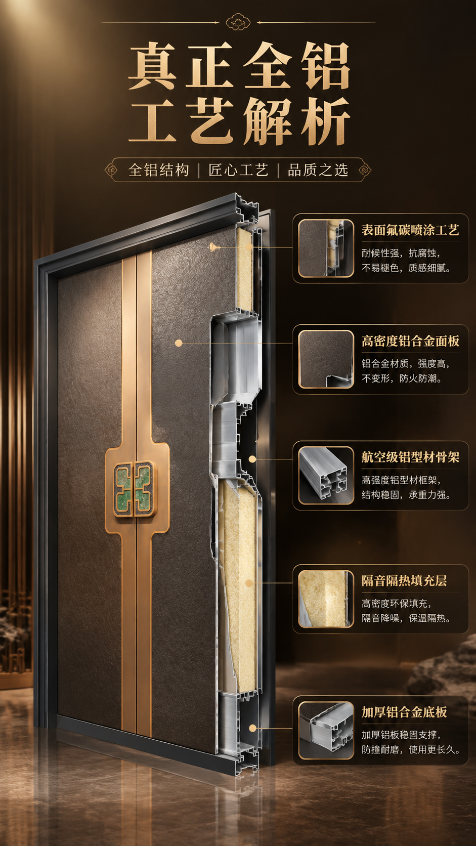 [商品] 使用【图1】臻尚铂门全铝别墅大门；保留外观颜色和整体… - 图片创意预览