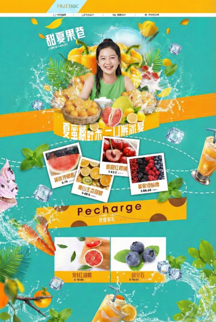 要有夏日清爽的感觉预览效果