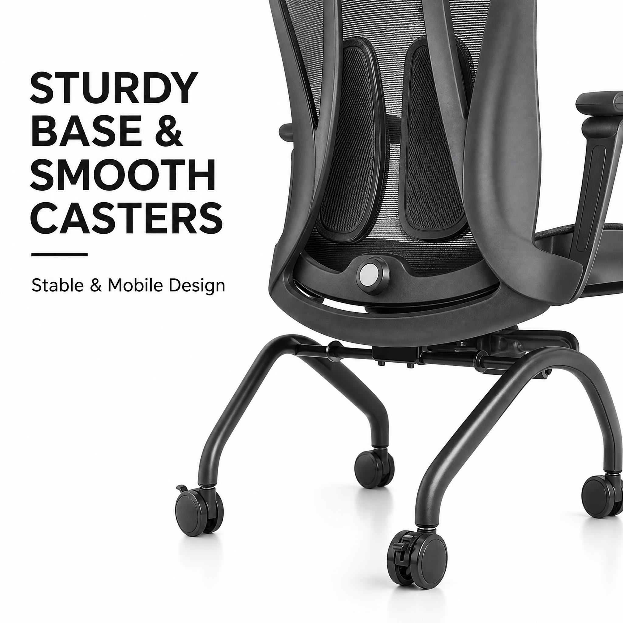 Ergonomic office chair feature… - 图片创意预览