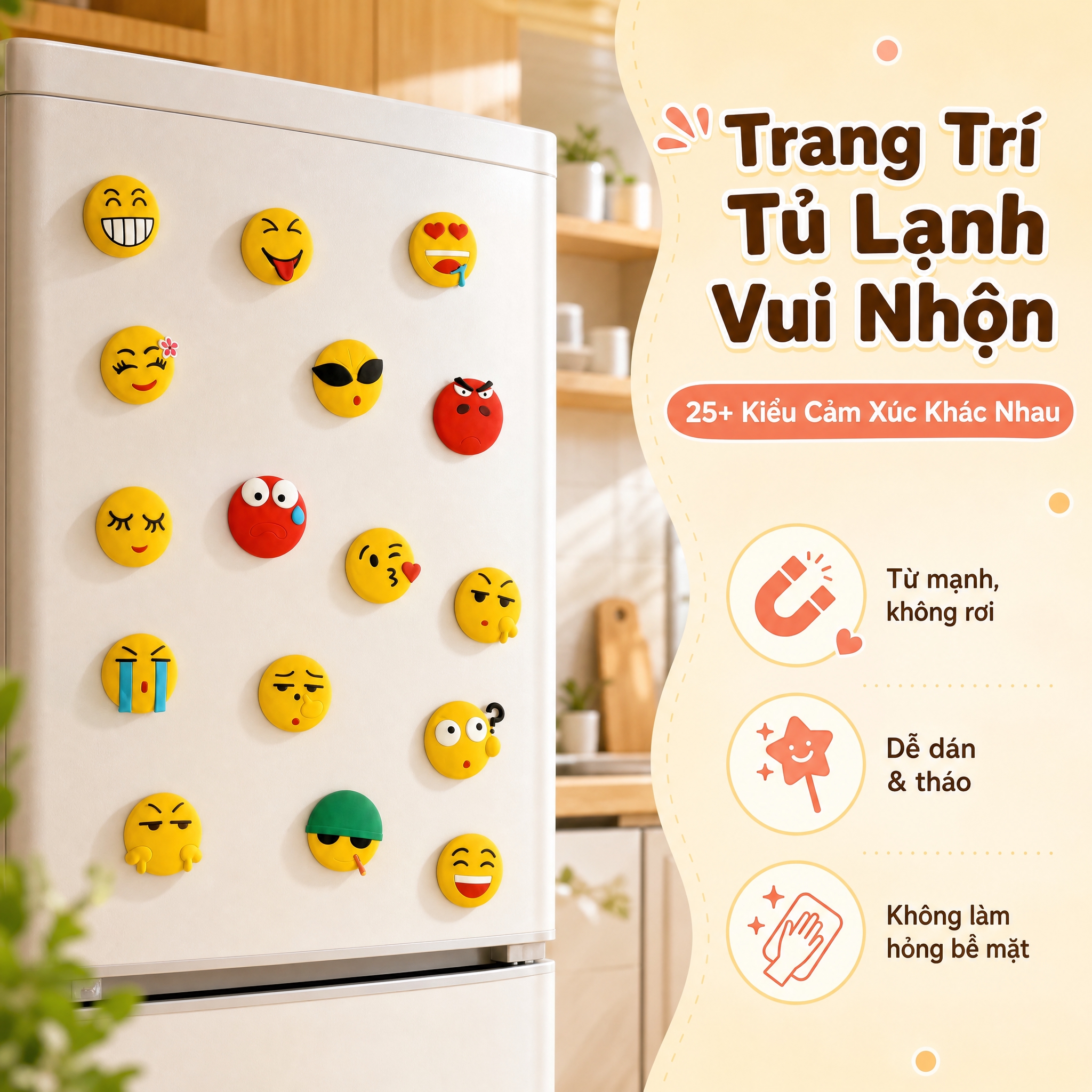 [主图-2] 核心卖点证明-冰箱装饰真实贴用效果，展示emoj… - 图片创意预览