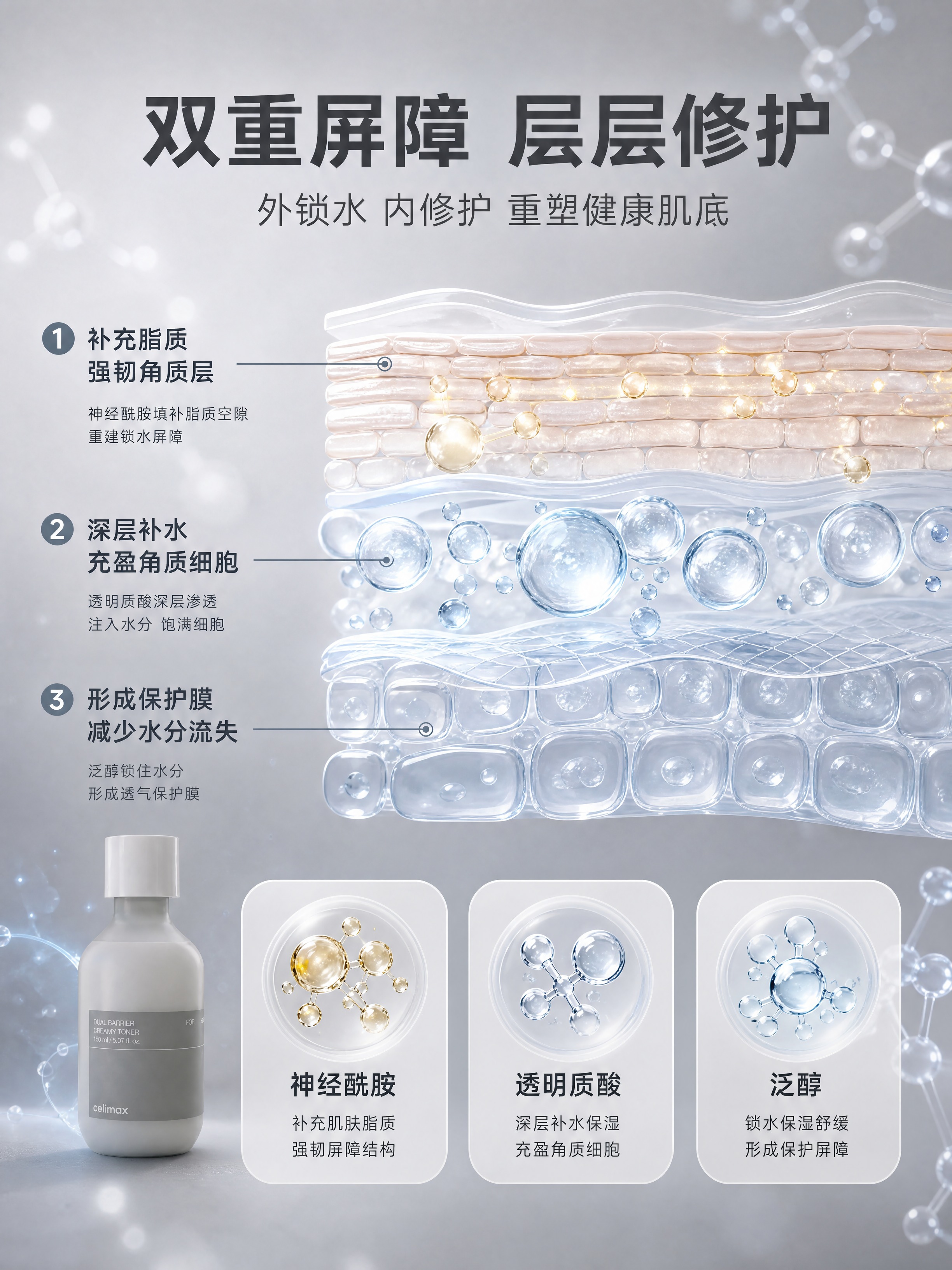 [商品] 本页为成分机理专页，画面下方小比例展示【图1】Cel… - 图片创意预览