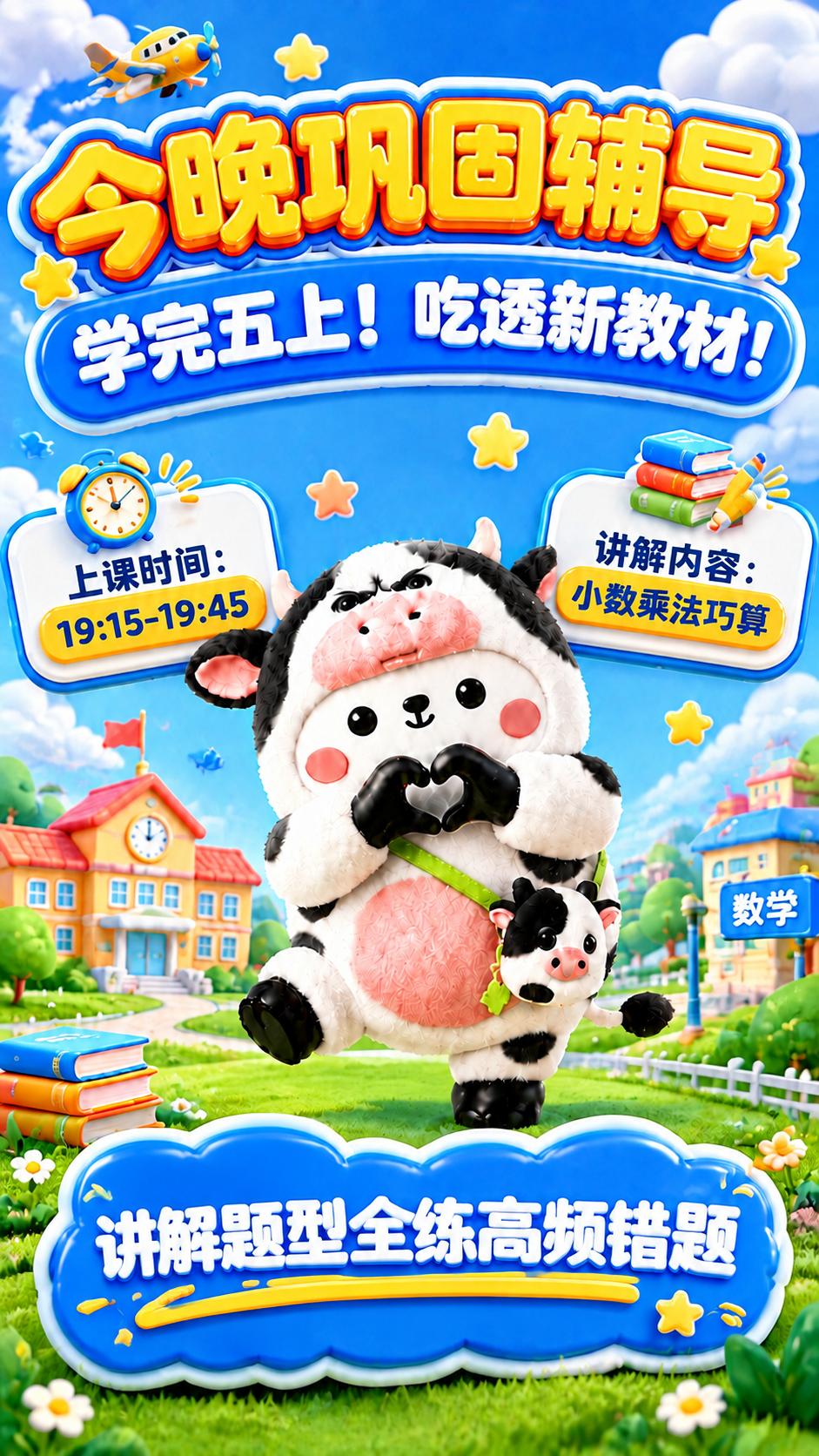基于这张海报进行修改：去掉底部的二维码占位方块区域，将底部蓝色… - 图片创意预览