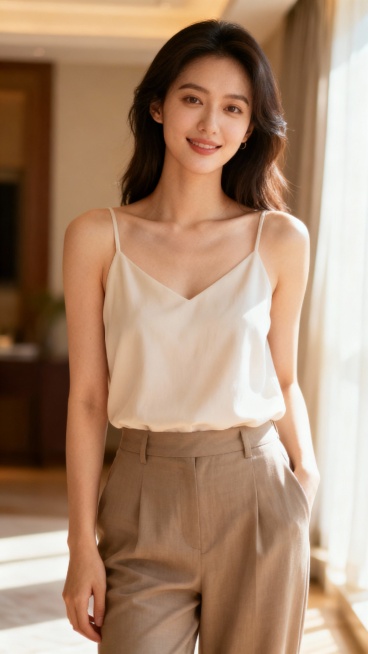 生成20张上门有气质的小姐姐全身照片预览效果