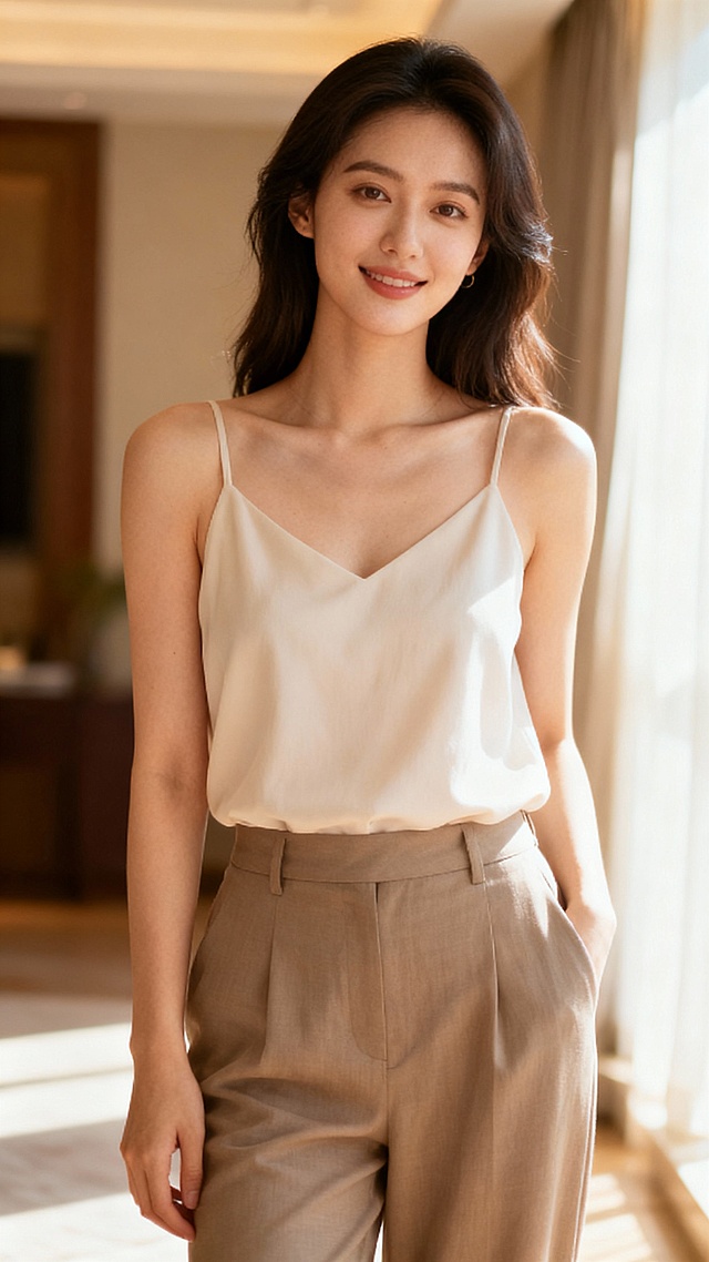 生成20张上门有气质的小姐姐全身照片