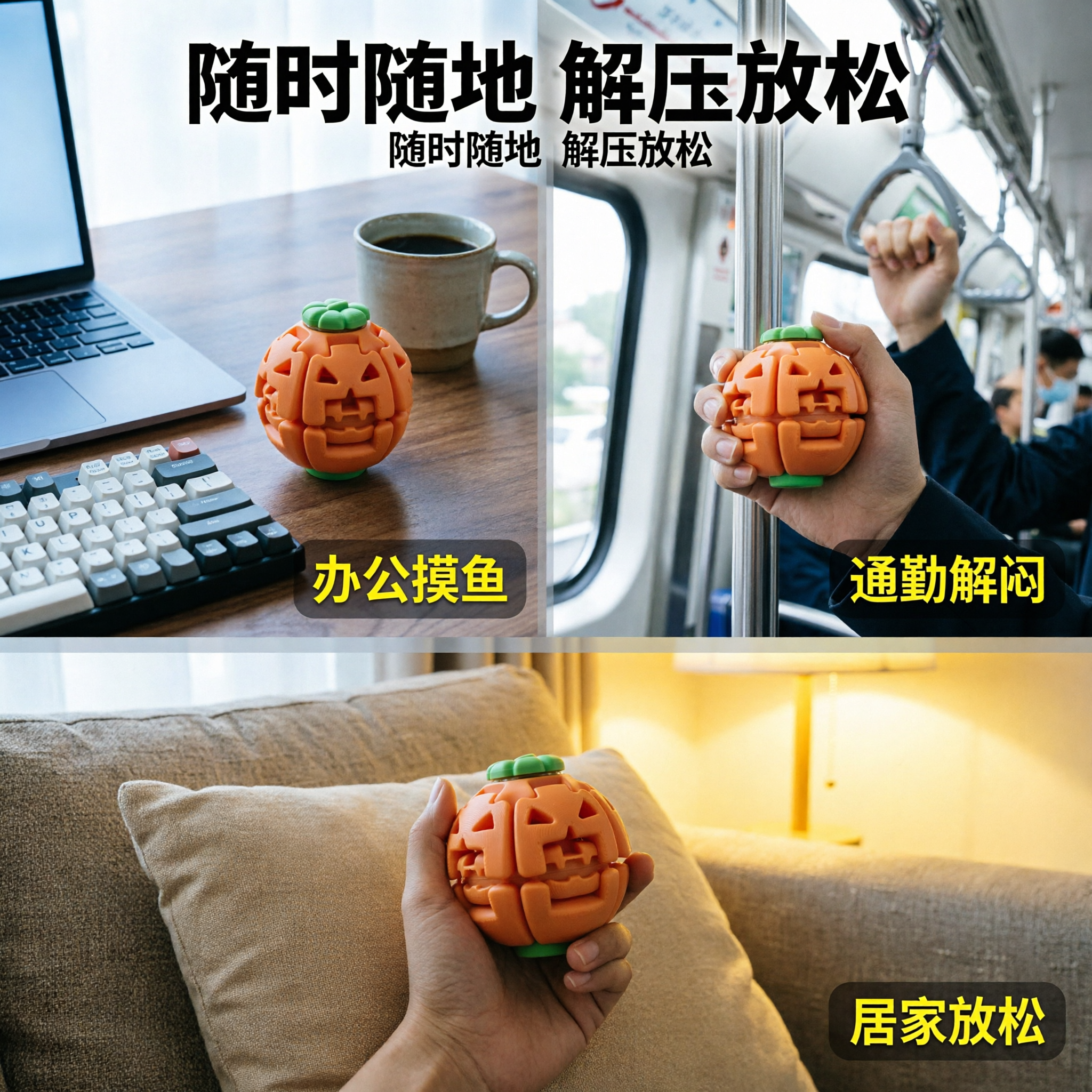 [主图-4] 多场景使用展示，主题：随时随地 想玩就玩。展示产… - 图片创意预览