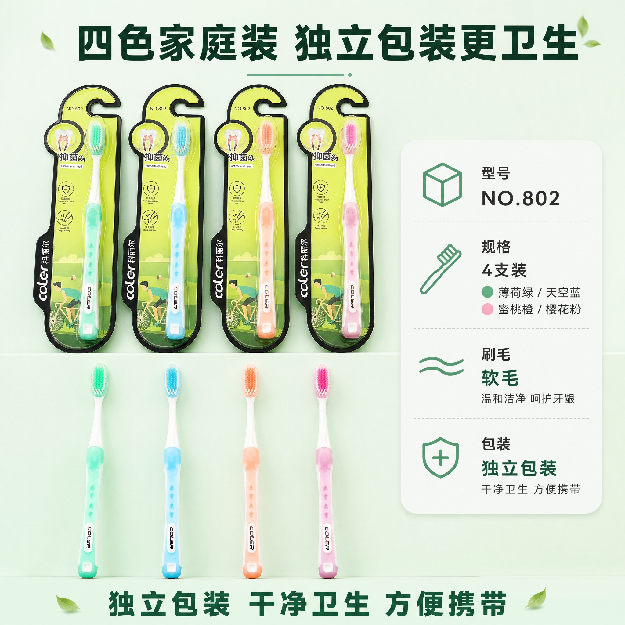 [主图-5] 规格与套餐决策 四色家庭装SKU展示和包装展示，… - 图片创意预览
