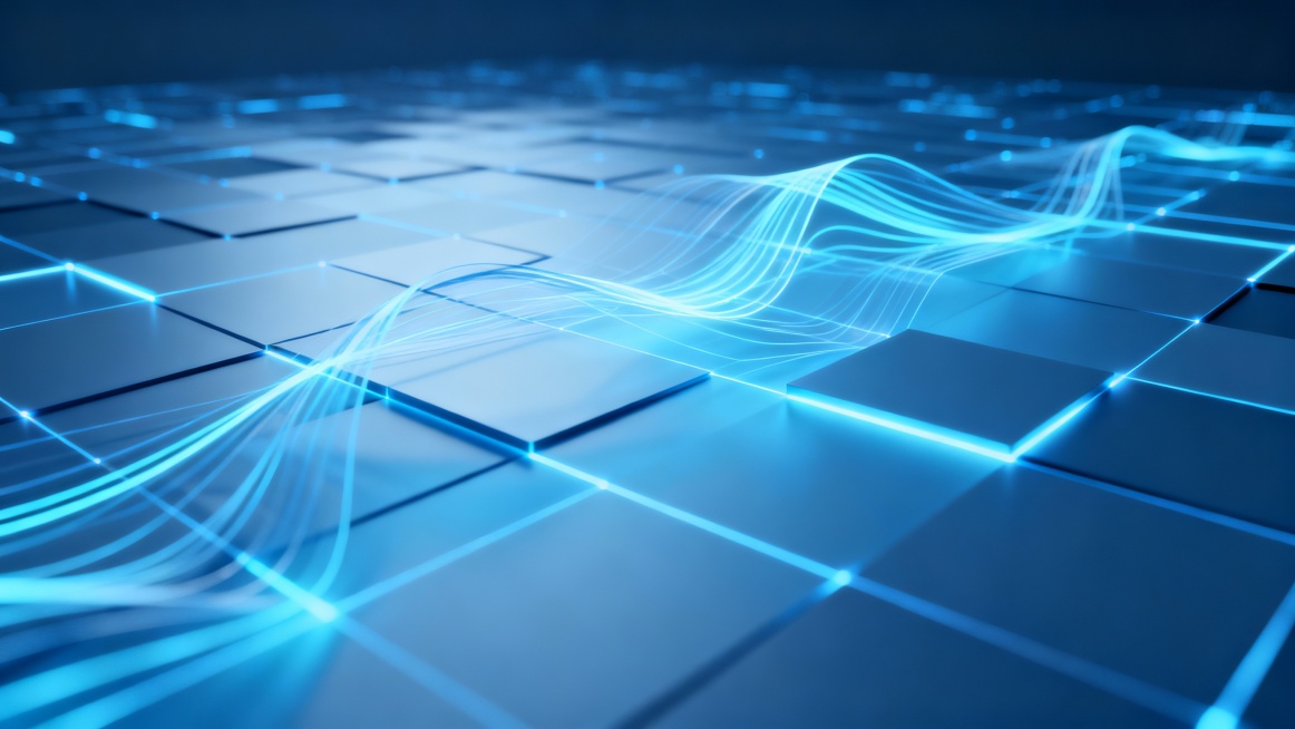 Quantum-ready blockchain system, abstract quantum fields, layered light planes, ultra-minimal futuri预览效果