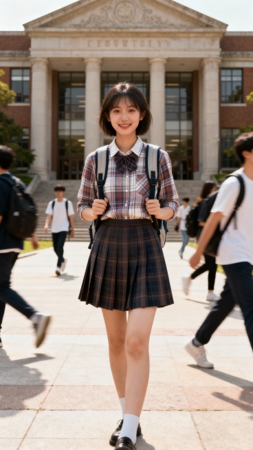 帮忙生成50这张小姐姐全身图片，不要都是同一个人的预览效果