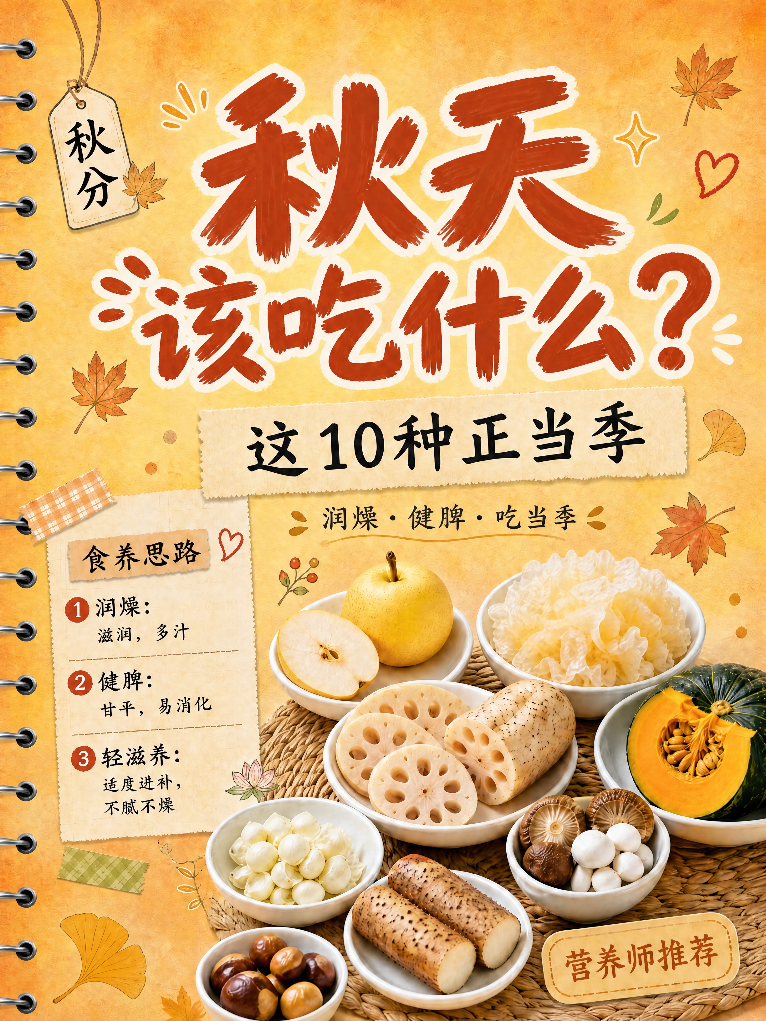 将左上角吊牌标签上的文字「立秋」改为「秋分」，其余所有元素、版… - 图片创意预览