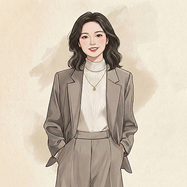 下巴稍微圆润一些