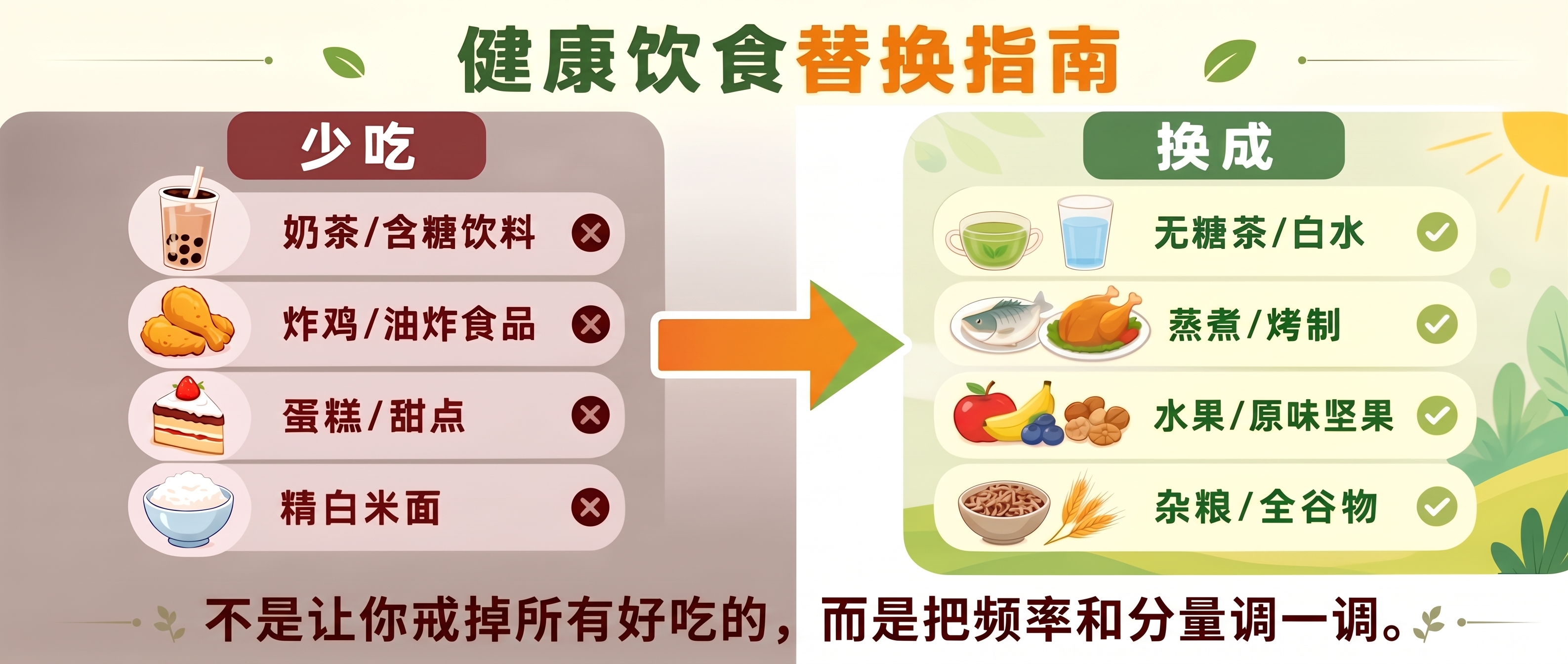 四个叉叉颜色稍微再深一点，要一眼看出；中间的箭头细长一点，多留… - 图片创意预览