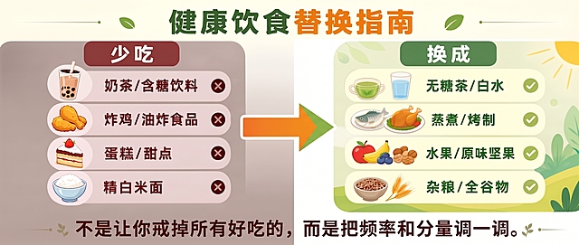 四个叉叉颜色稍微再深一点，要一眼看出；中间的箭头细长一点，多留呼吸空间，底层的一行字体再大一点