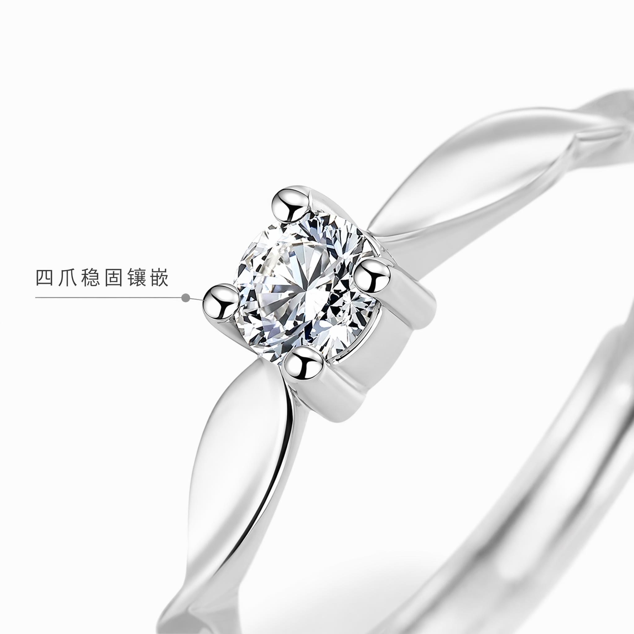[主图-2] 爪镶镶嵌工艺细节戒指主图；氛围风格：专业精致珠宝… - 图片创意预览