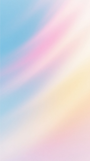 一张充满梦幻感的弥散光背景，采用不同的弥散光色彩，色彩柔和过渡，从左上角的浅蓝色逐渐向右上方晕染出明亮的粉色，再到右下角的淡黄色，整体呈现出轻盈、通透、柔和的视觉效果，色彩饱和度适中，光线均匀且具有朦胧感，营造出宁静而温暖的氛围，适合作为背景使用。预览效果