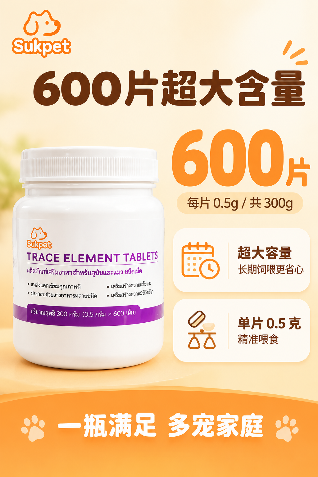 [商品] 使用【图1】宠物微量元素片TRACE ELEMENT… - 图片创意预览