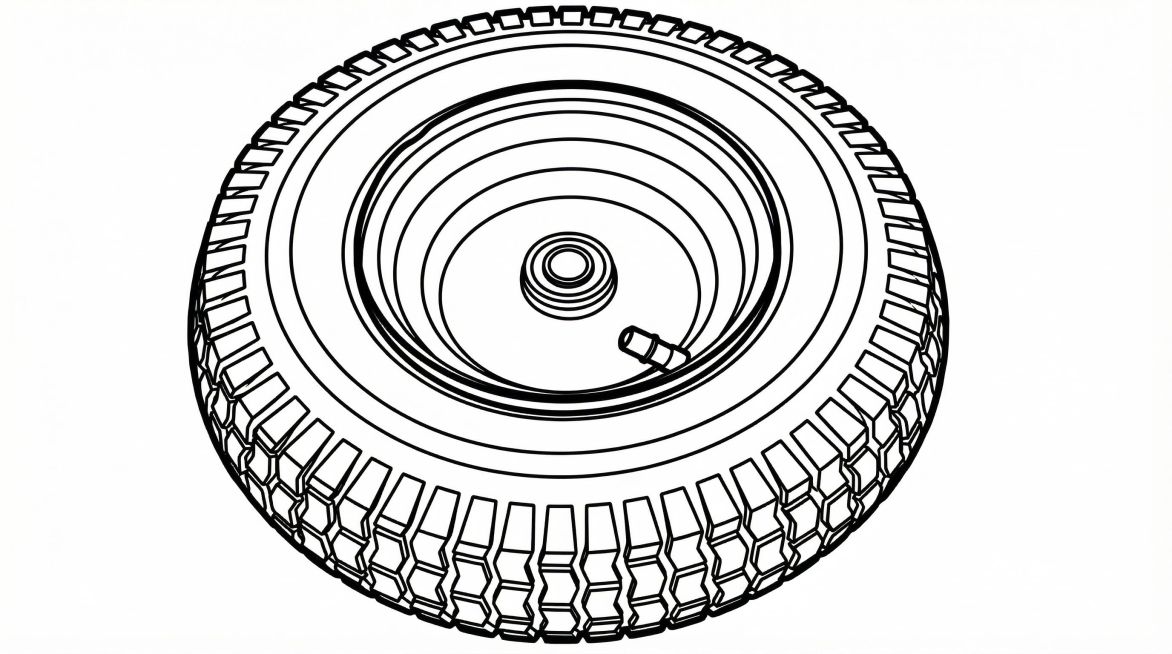 纯白底线稿，用于说明书制作。线条加粗预览效果