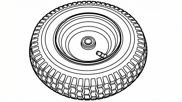 纯白底线稿，用于说明书制作。线条加粗