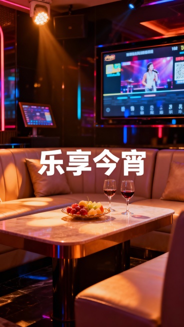 生成50张商务娱乐KTV照片，可以加入一点文字预览效果