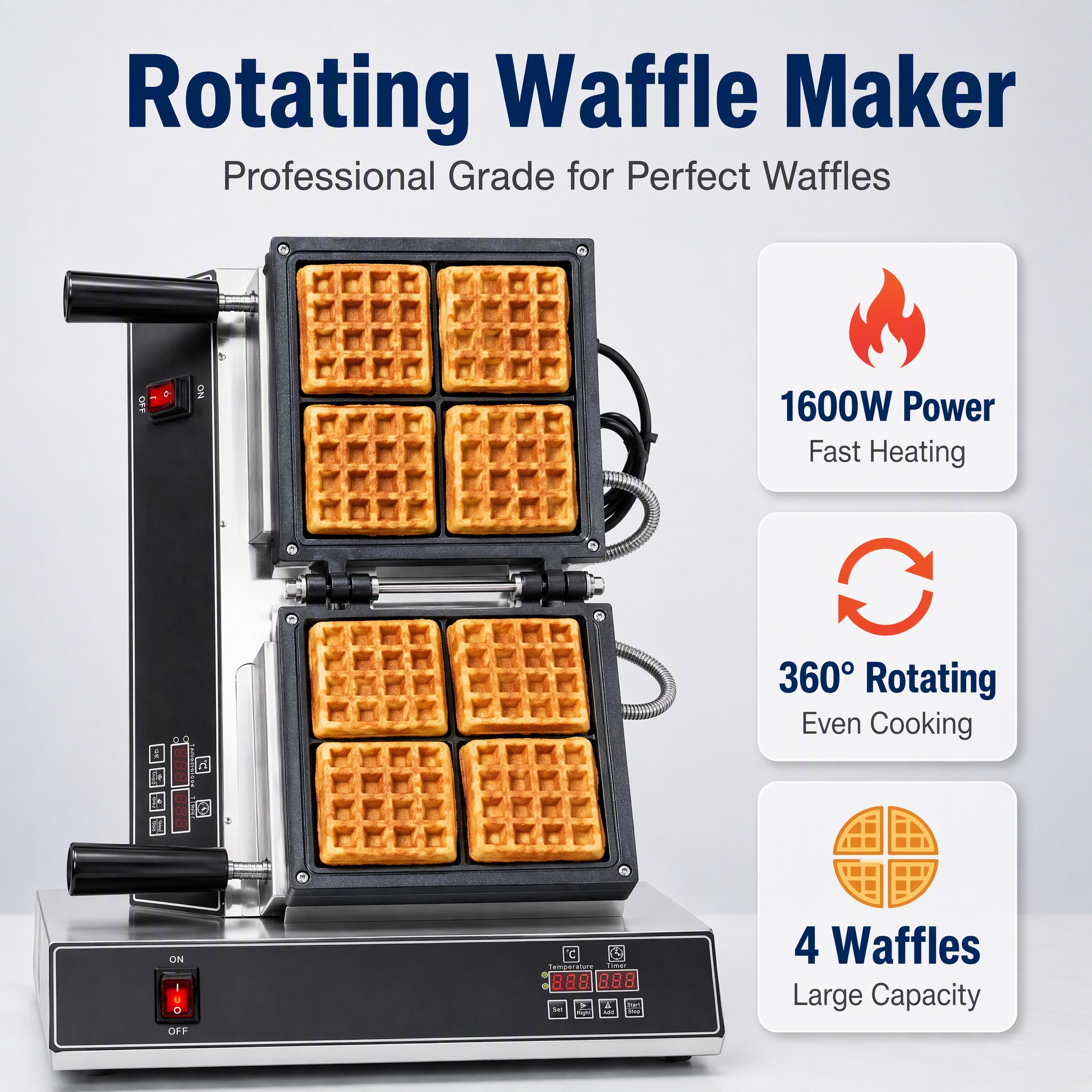 [主图-2] 翻转华夫炉 Rotating Waffle Ma… - 图片创意预览