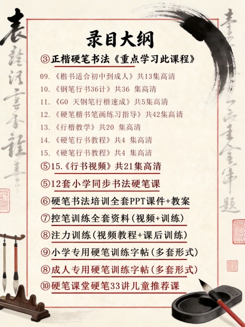 将图片转换为书法国风海报，保留原有文字内容，大幅调整布局、色彩、字体，添加笔墨、宣纸等国风元素预览效果